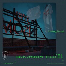 唾奇＆RAITAMEN「LIVING DEAD」配信ジャケット