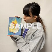 工藤帆乃佳（Vo, G）イラストのサンプル画像。