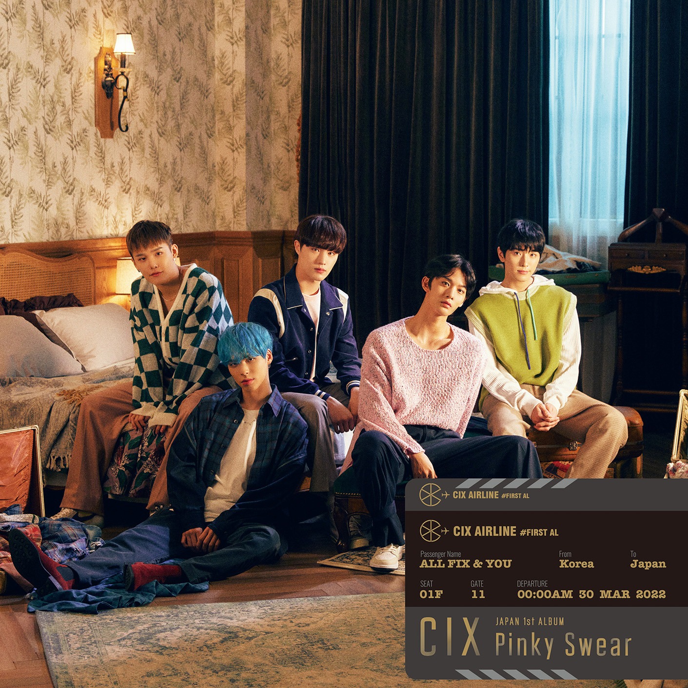 CIX「Pinky Swear」初回限定盤Aジャケット
