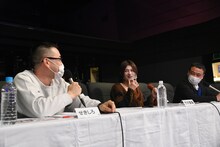 審査員のせきしろ、竹中夏海、バッファロー吾郎A。