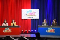 準決勝で対決した東京女子流チームとAKB48チーム。