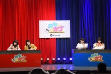 決勝戦で対決する東京女子流チームといぎなり東北産チーム。