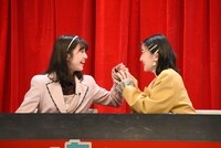 決勝戦で勝利して喜ぶ東京女子流チーム。