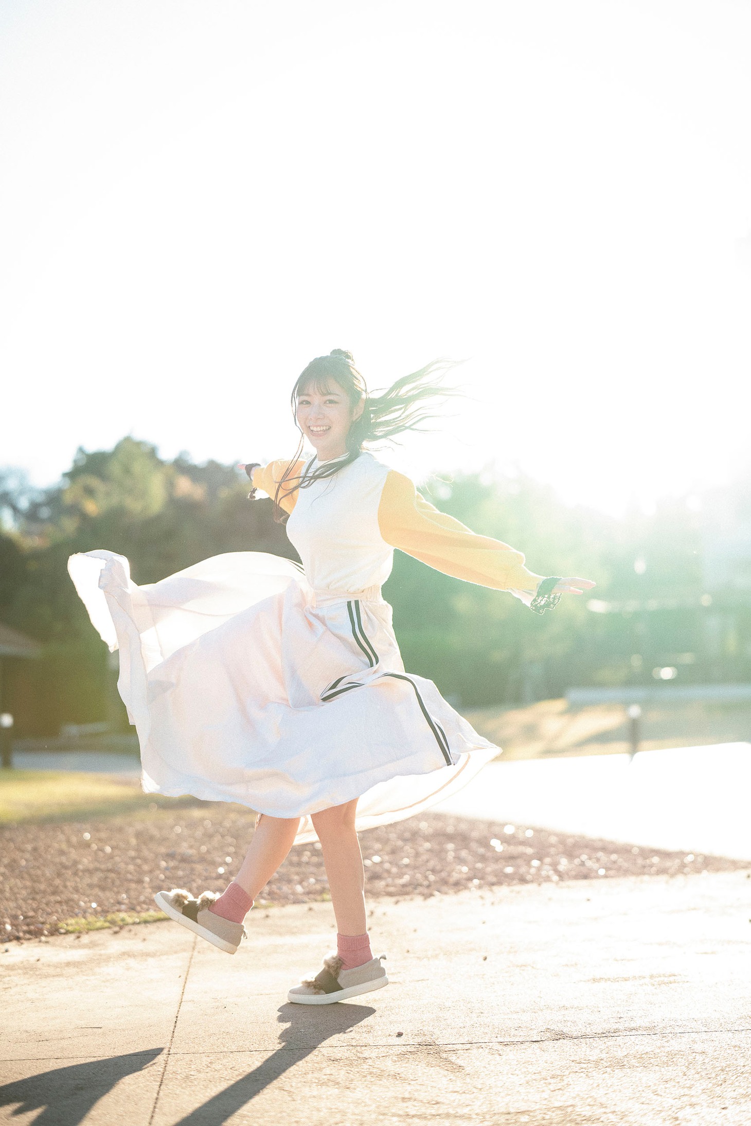 北野日奈子（乃木坂46）「希望の方角」楽天ブックス限定版の裏表紙カット。（撮影：藤本和典）