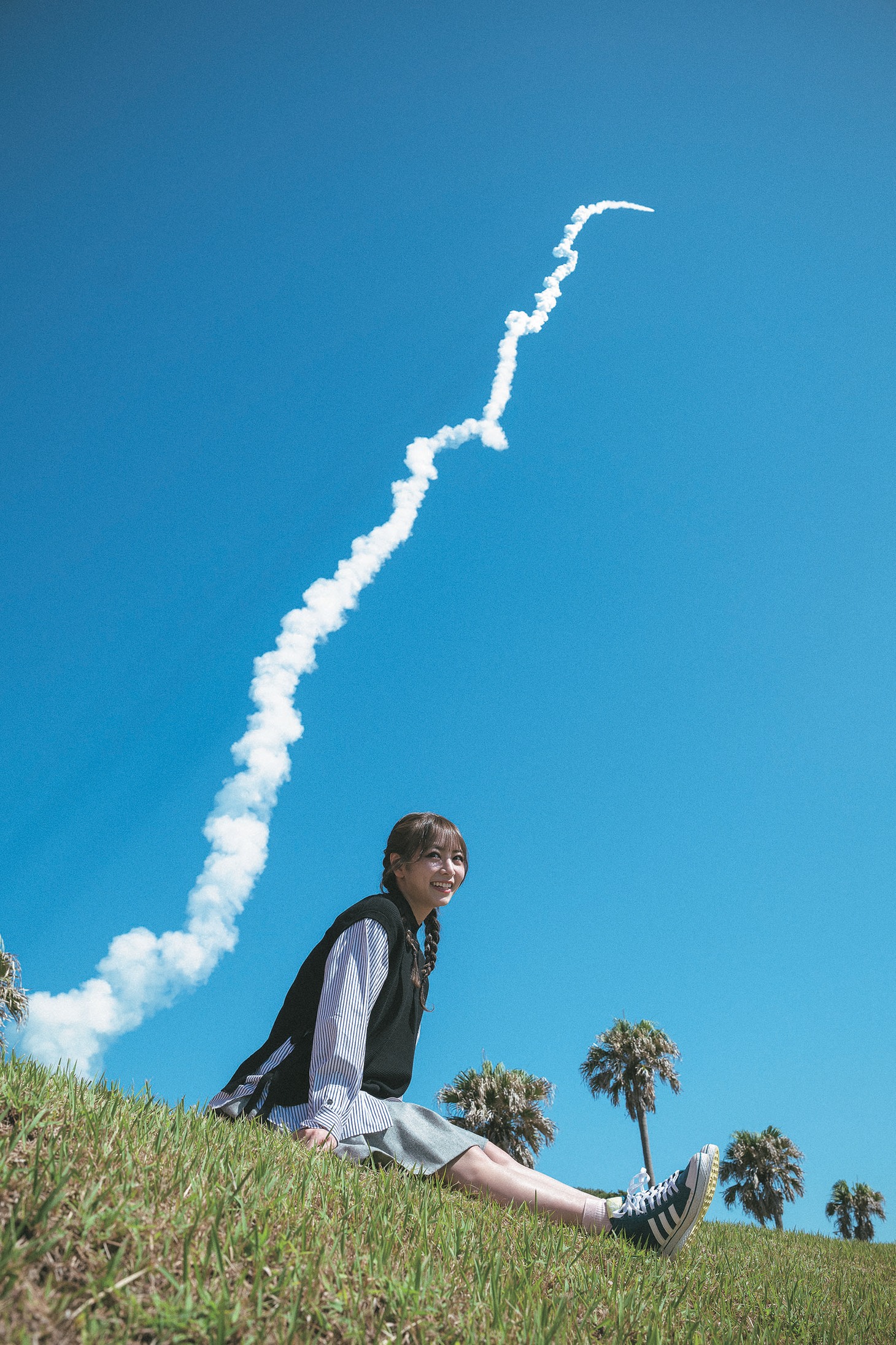 北野日奈子（乃木坂46）「希望の方角」セブンネット限定版の裏表紙カット。（撮影：藤本和典）