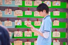 「バイトルPRO」新CM撮影時の吉野北人。