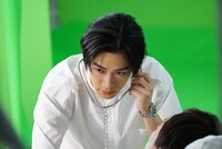 「バイトルPRO」新CM撮影時の川村壱馬。