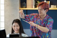 「バイトルPRO」新CM撮影時の浦川翔平。