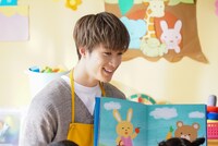 「バイトルPRO」新CM撮影時の藤原樹。