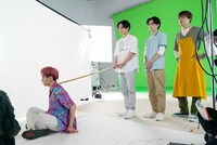 「バイトルPRO」新CM撮影時の様子。