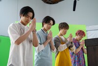 「バイトルPRO」新CM撮影時の様子。