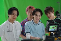 「バイトルPRO」新CM撮影時の様子。