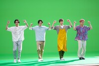 「バイトルPRO」新CM撮影時の様子。