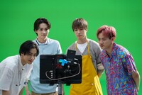 「バイトルPRO」新CM撮影時の様子。