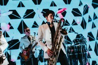 谷中敦（Baritone Sax）（撮影：勝永裕介）