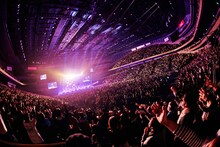 GLAY「GLAY ARENA TOUR 2021-2022 "FREEDOM ONLY"」さいたまスーパーアリーナ公演の様子。（撮影：田辺佳子）