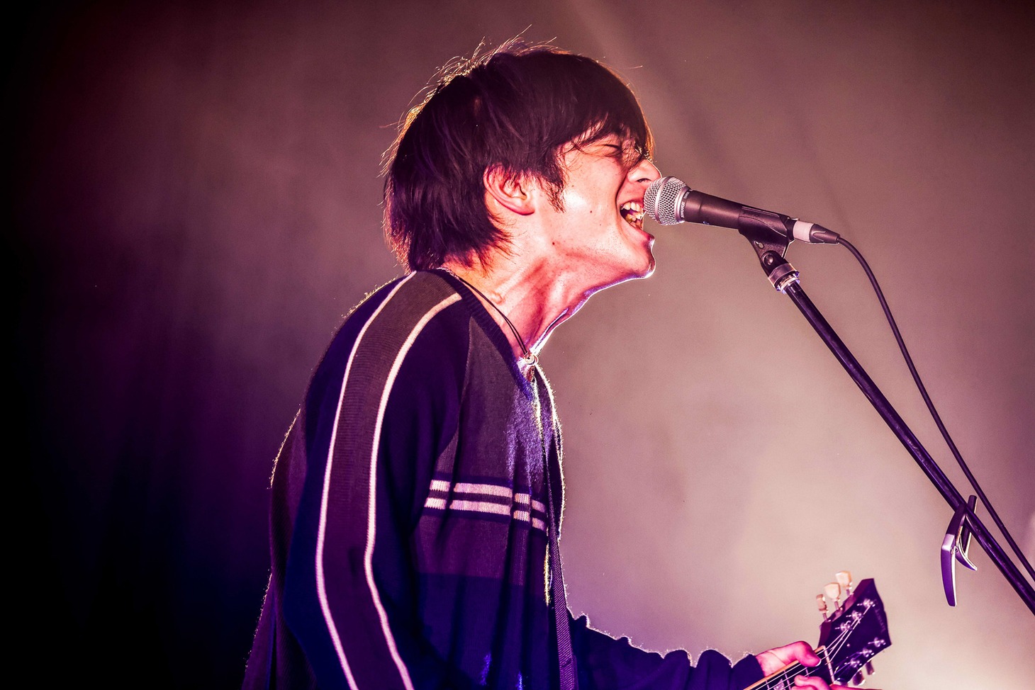 清水英介（Age Factory / Vo, G）（撮影：渡邉一生）