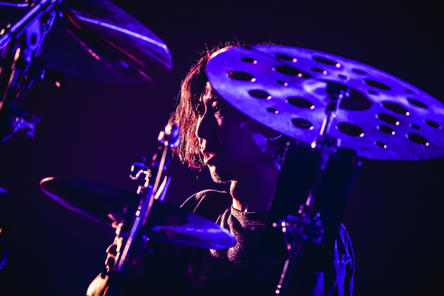 松田晋二（THE BACK HORN / Dr）（撮影：渡邉一生）