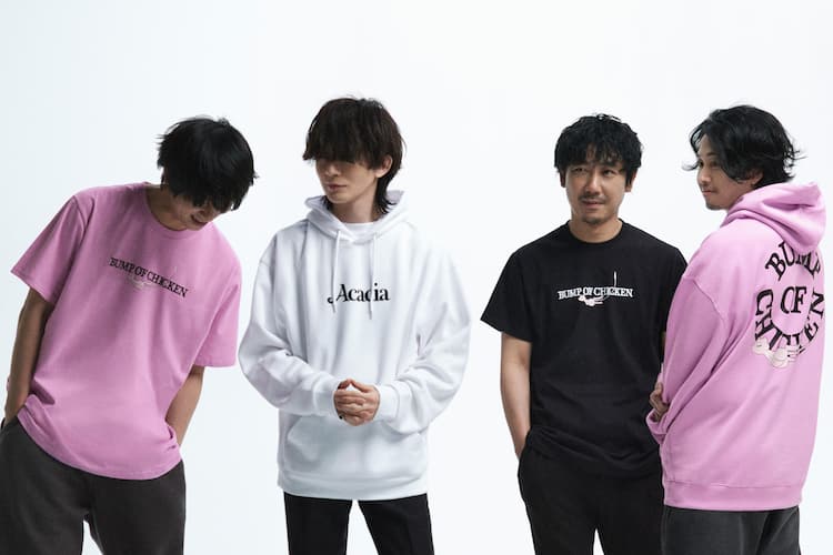 BUMP OF CHICKENが延期の幕張公演グッズを通信販売、ポケモンとの 