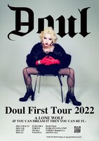「Doul First Tour 2022『A LONE WOLF -IF YOU CAN DREAM IT THEN YOU CAN BE IT.-』」告知ビジュアル