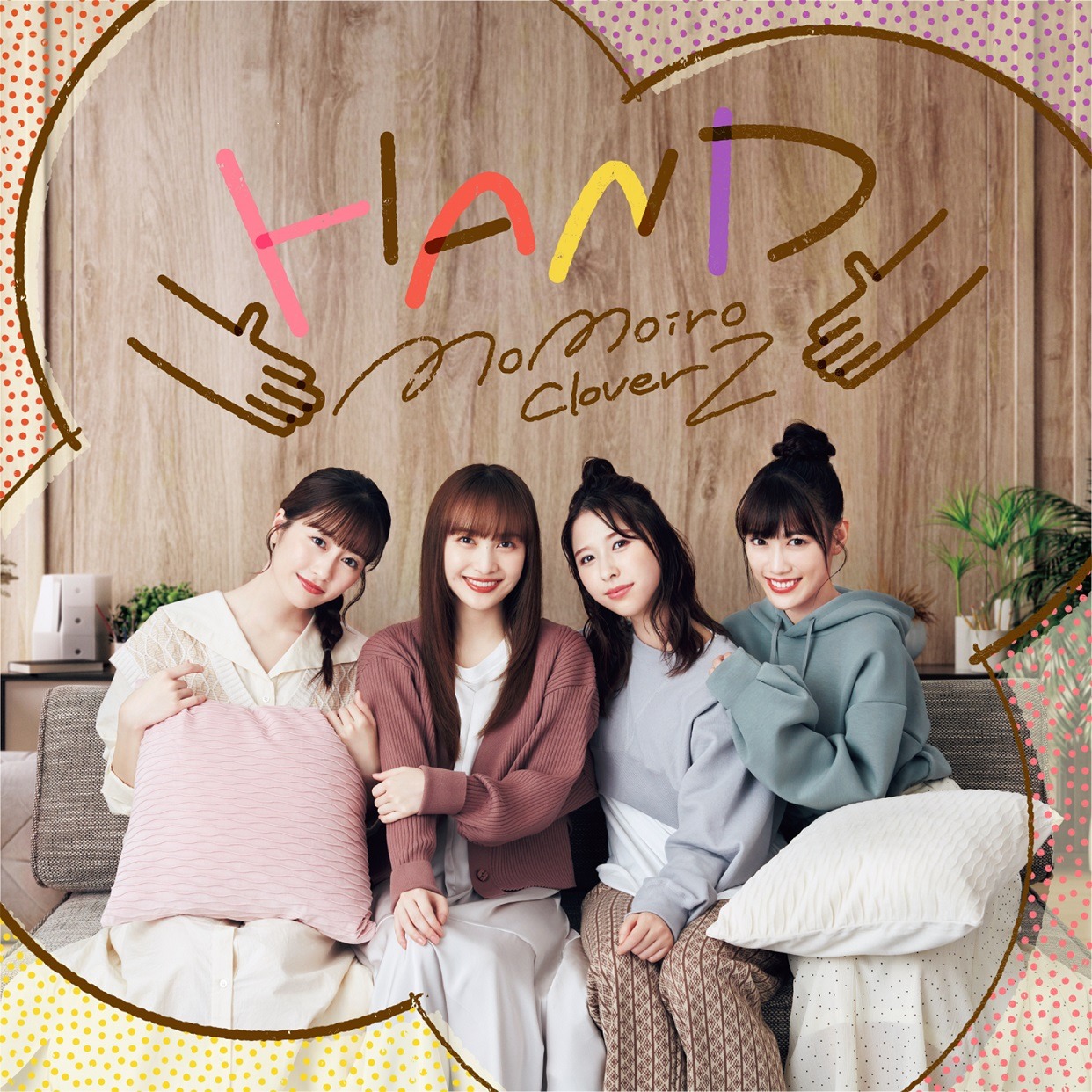 ももいろクローバーZ「HAND」ジャケット