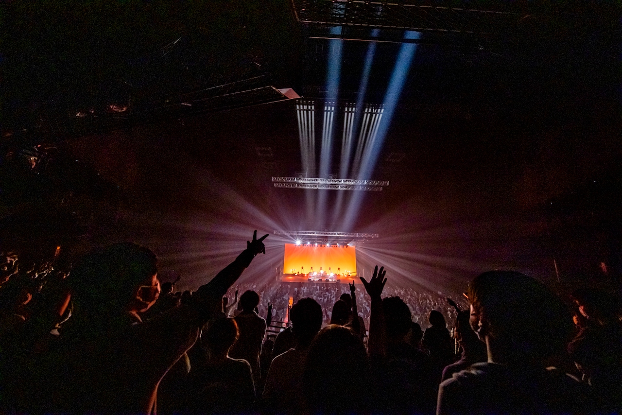 「UNISON SQUARE GARDEN TOUR 2021-2022『Patrick Vegee』」の様子。（Photo by Viola Kam［V'z Twinkle］）