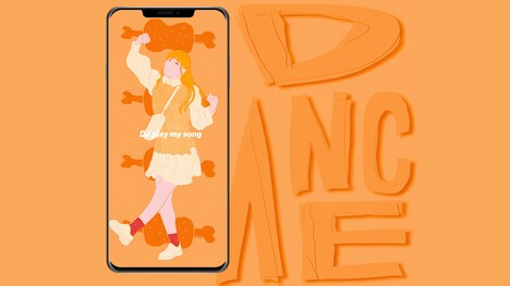 超特急「Dance Dance Dancing!」アニメMVのワンシーン。