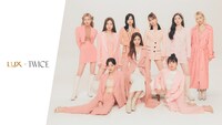 「LUX」×TWICEコラボビジュアル