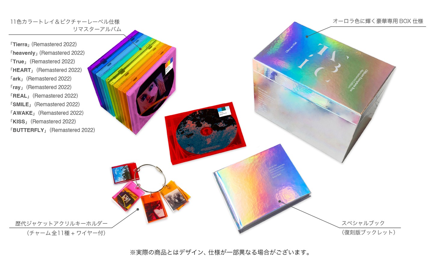 L'Arc-en-Ciel「L'Album Complete Box -Remastered Edition-」ビジュアル