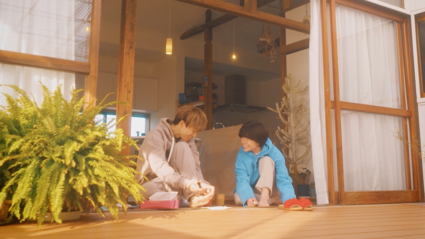 松本千夏「あいつの犬」ミュージックビデオより。