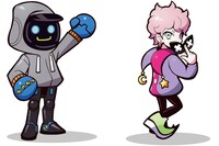 左からカワセさん、Franciscoさんのキャラクター。