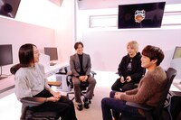 左からのっちさん、平岩康佑さん、Franciscoさん、カワセさん。