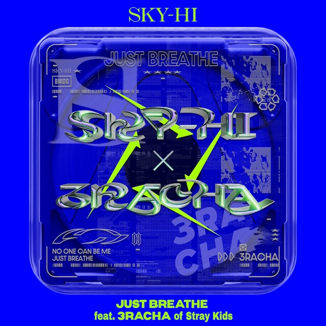 SKY-HI「JUST BREATHE feat. 3RACHA of Stray Kids」配信ジャケット