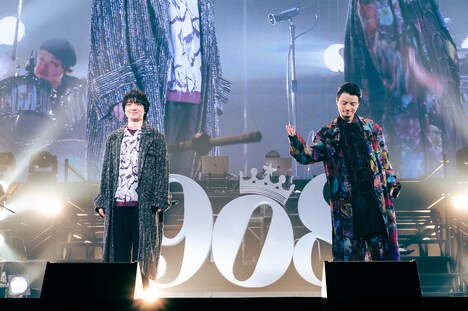 三浦大知とKREVA。（撮影：田中聖太郎）