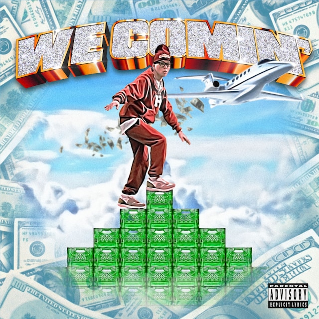 JP THE WAVY「We Comin'（f**k dat s**t）」配信ジャケット