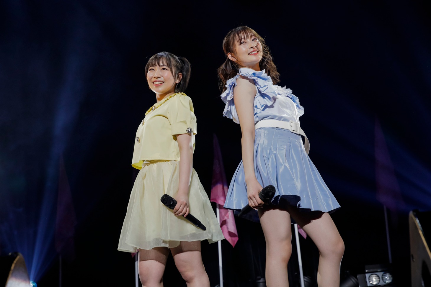 左から播磨かな、高井千帆。（Photo by RYOHEI TSUKADA）