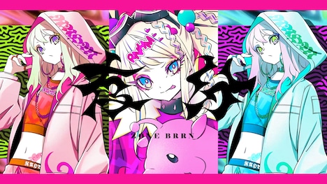 苺りなはむ「存分」MVのワンシーン。