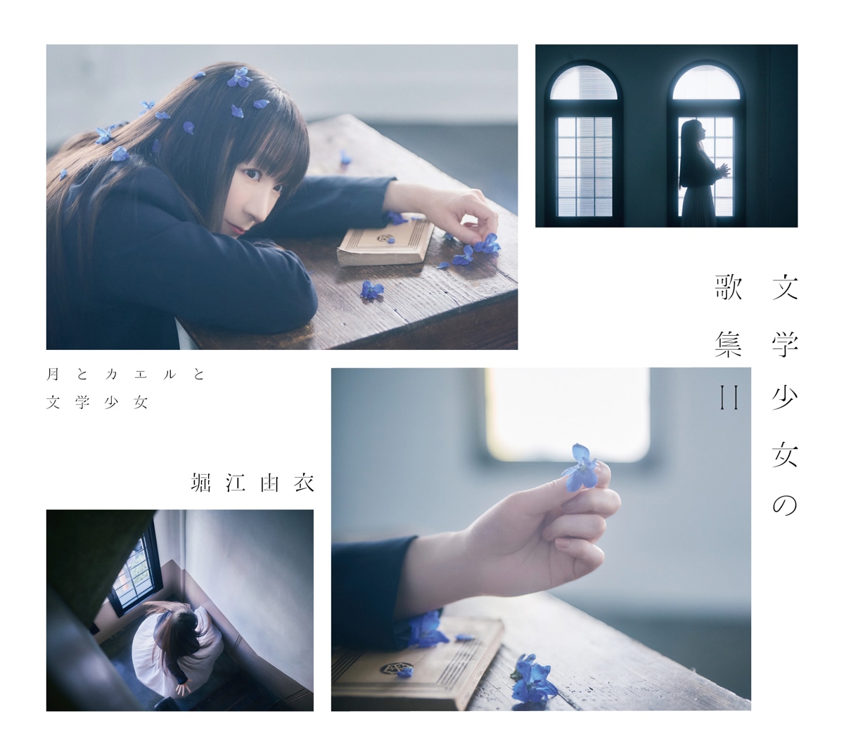 堀江由衣「文学少女の歌集II-月とカエルと文学少女-」初回限定盤ジャケット