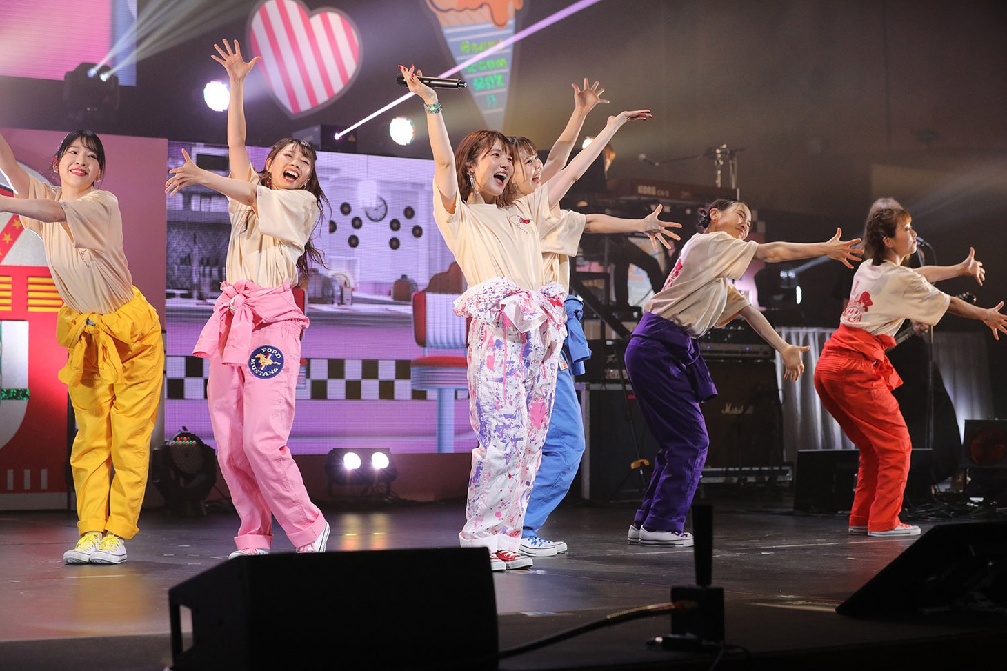 「UCHIDA MAAYA LIVE 2022『MA-YA-YAN Happy Cream MAX!!』」横浜公演の様子。