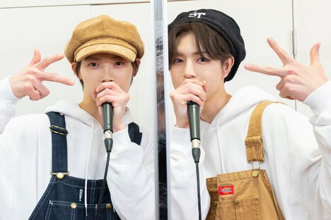 左から木村柾哉、佐野雄大。