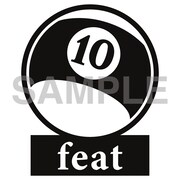 10-FEET「10-feat」タワーレコード購入特典のステッカー。