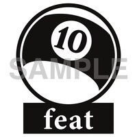 10-FEET「10-feat」タワーレコード購入特典のステッカー。