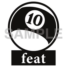 10-FEET「10-feat」タワーレコード購入特典のステッカー。
