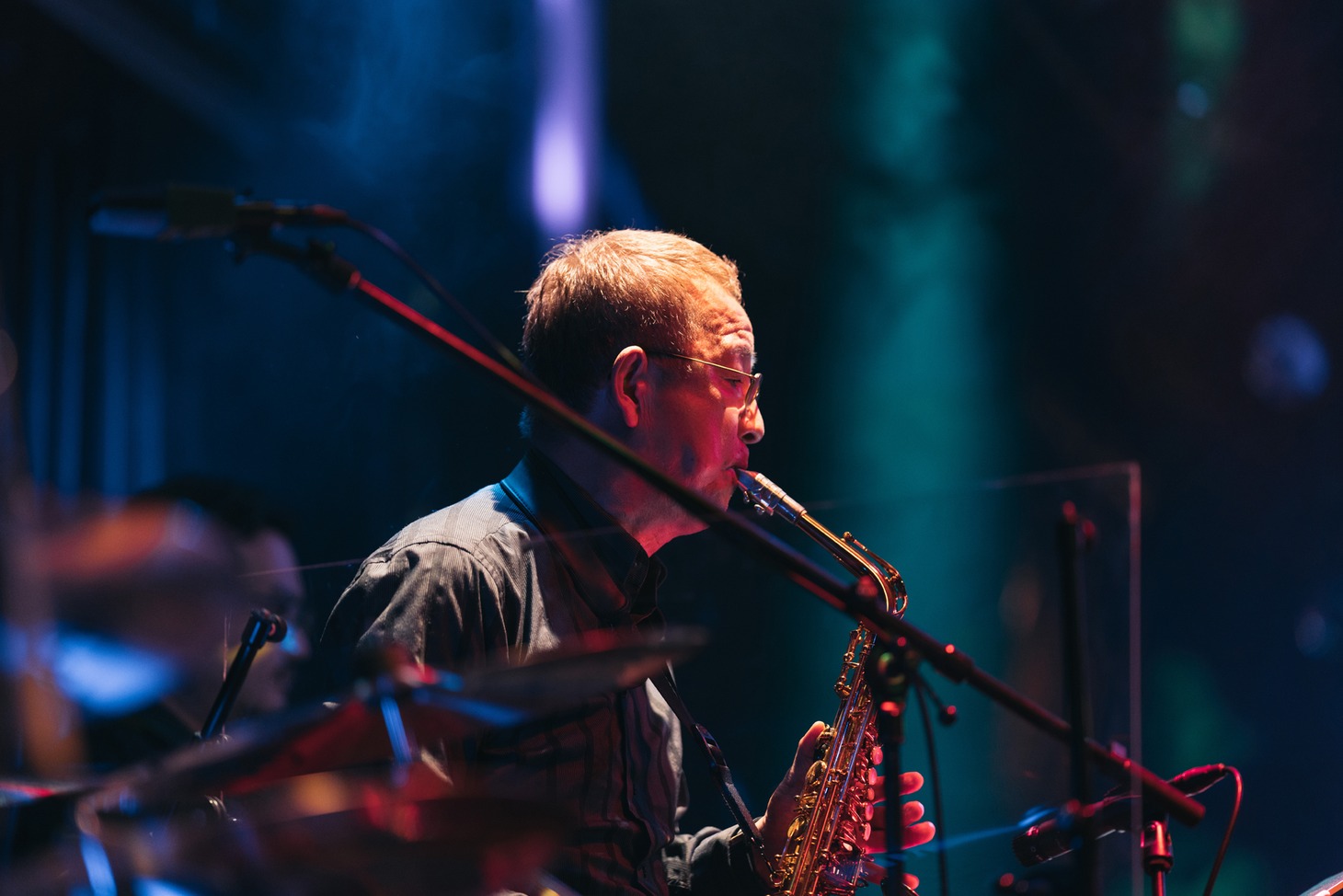 鈴木明男（Sax）（Photo by AKI）
