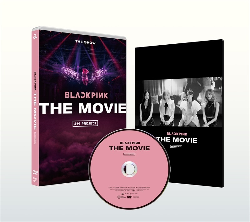 BLACKPINK「BLACKPINK THE MOVIE」通常盤（DVD）展開図。