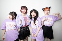 MIGMA SHELTER。左からナーナナラ、レーレ、ミミミユ、タマネ。（Photo by Masayo）