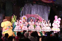 左からポムポムプリン、超ときめき♡宣伝部、マイメロディ。