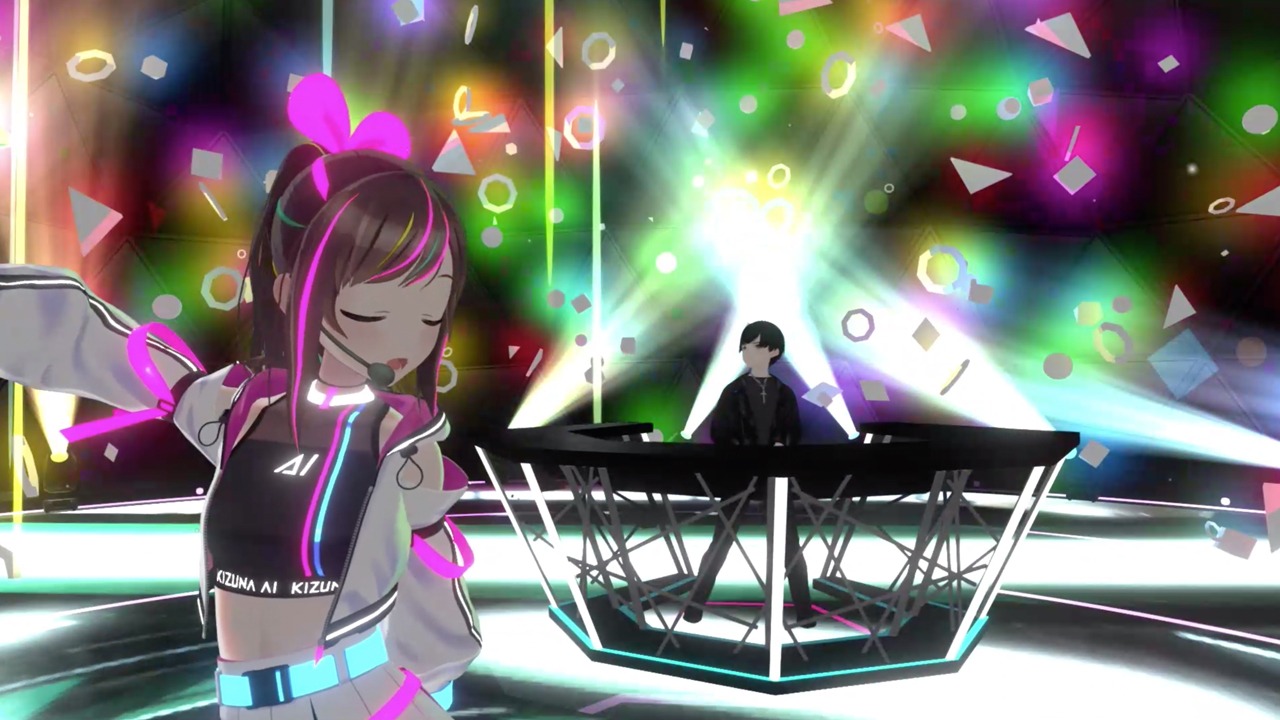 Kizuna AIとバーチャルTeddyLoid。