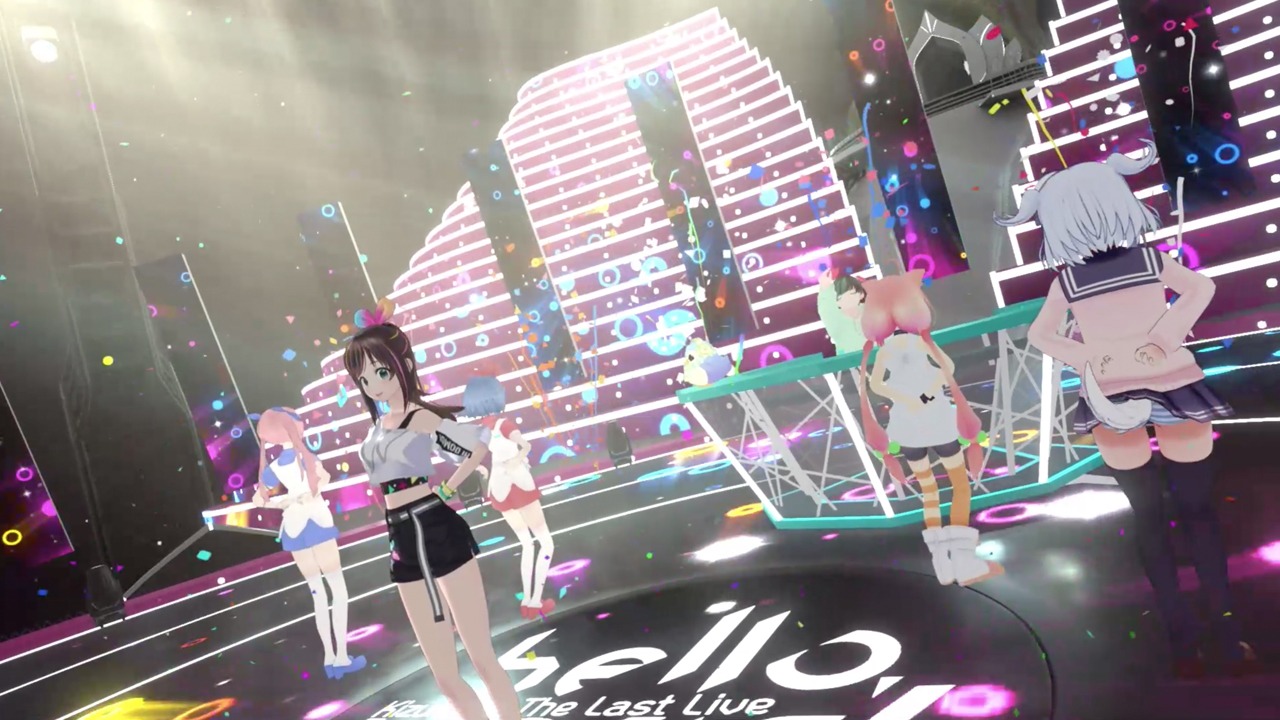 「Kizuna AI The Last Live "hello, world 2022"」の様子。