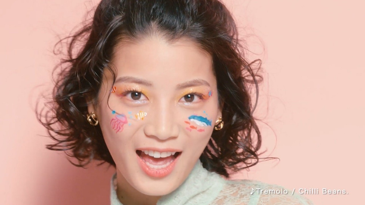 「夢みるバーム『フェイスアート』篇」より。